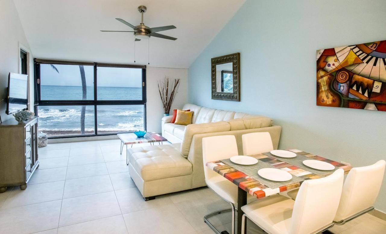 Bv103 - Amazing Oceanfront Condo Steps From Beach Humacao Kültér fotó
